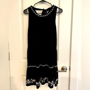 LOFT Black and White Dress